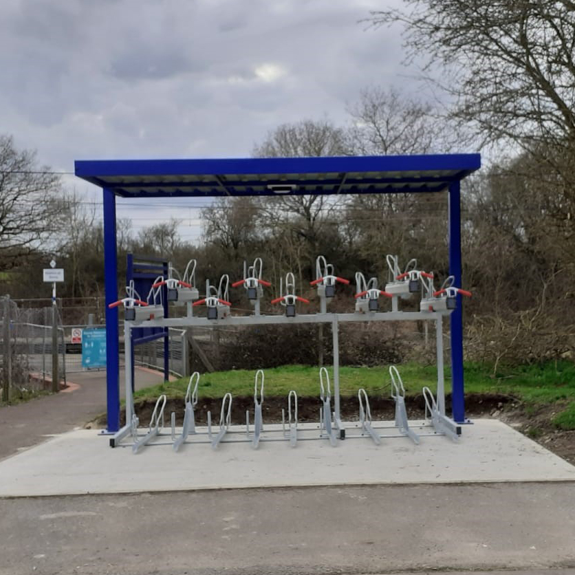 Watton at Stone Station Cycle Parking